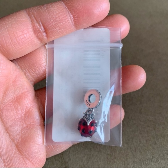 NWOT Red Ladybird Ladybug Dangle Charm - Picture 2 of 9